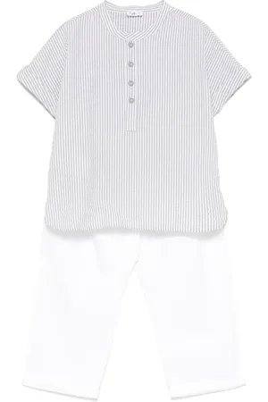 Il gufo Set de pantalones a rayas