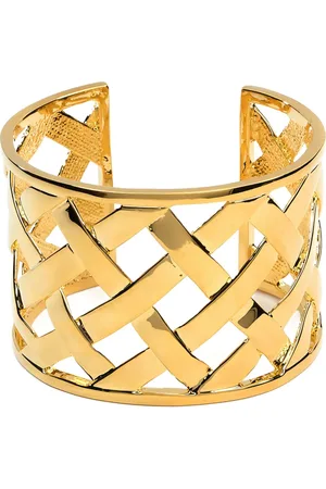 Kenneth Jay Lane Brazalete Basketweave