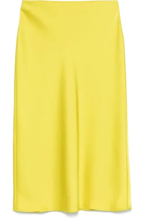 Calvin Klein Falda midi de satén
