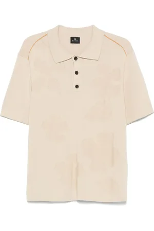 Paul Smith Playera tipo polo con motivo floral en jacquard