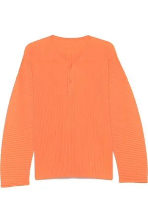 Issey Miyake Camiseta con efecto plisado