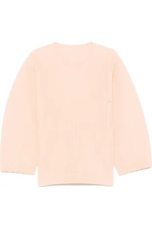 Issey Miyake Camiseta con efecto plisado