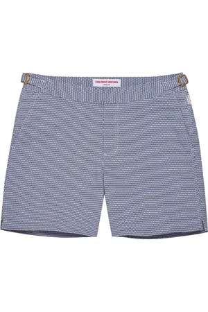 Orlebar Brown Shorts de playa con motivo en jacquard