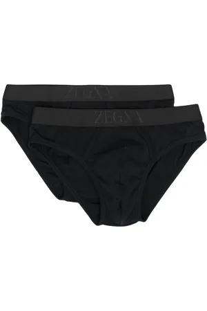 Ermenegildo Zegna Juego de dos piezas de ropa interior con logo en la pretina