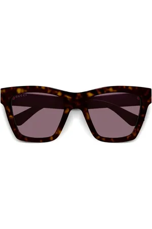 Gucci Lentes de sol con armazón cuadrada