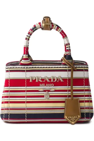 Prada Bolsa mini con motivo de rayas