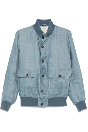 BARBA Chaqueta bómber de lino