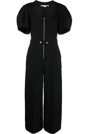 Stella McCartney Jumpsuit ancho con mangas farol
