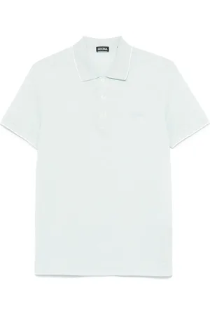 Ermenegildo Zegna Playera tipo polo con logo bordado