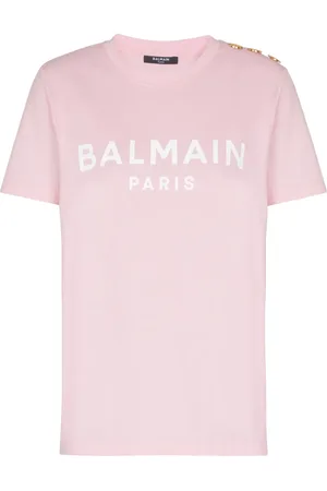 Balmain Playera con logo estampado