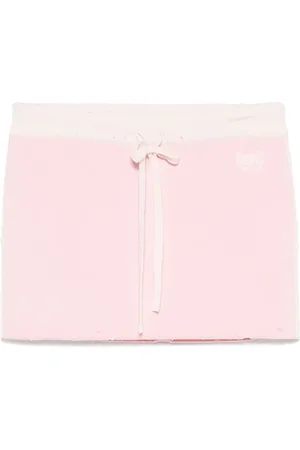 Balenciaga Falda corta con logo bordado