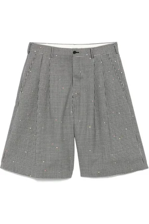 Comme des Garçons Pantalones cortos de vestir a cuadros