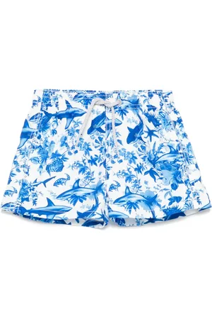 MC2 SAINT BARTH Graphic-print swim shorts