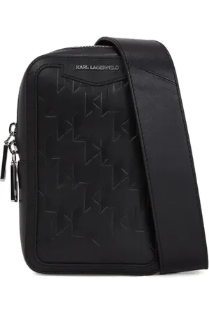 Karl Lagerfeld Mochila tipo mensajero K/Loom pequeña