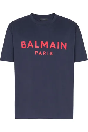 Balmain Playera con logo estampado