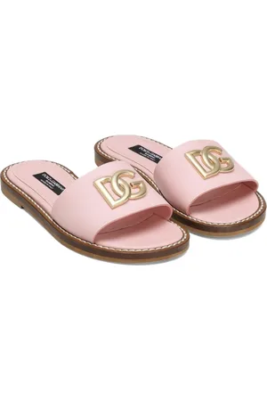Dolce & Gabbana Flip flops con placa DG