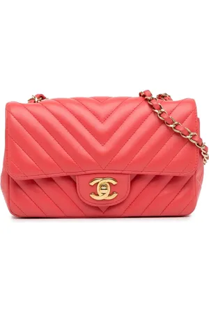 CHANEL Bolsa crossbody Rectangular Classic Chevron Rectangular Flap mini 2019