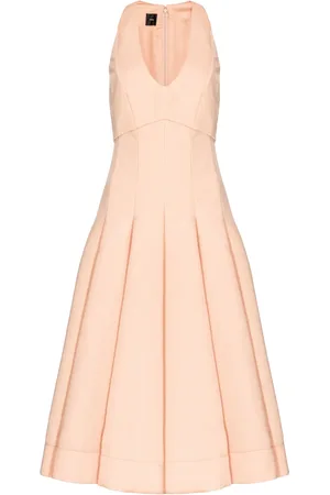Pinko Vestido midi con detalle de pliegues