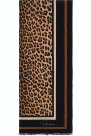 Roberto Cavalli Mascada con estampado de leopardo