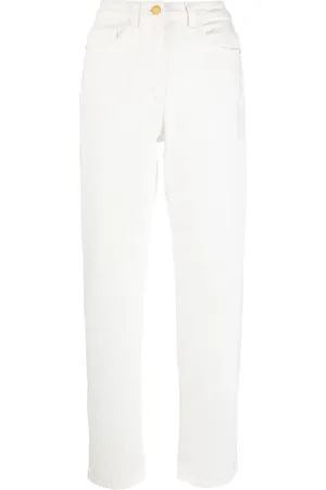 Elisabetta Franchi Pantalones rectos con tiro alto