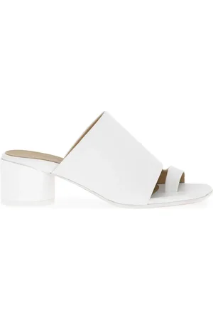 Maison Margiela Sandalias Thong de piel con tacón de 50mm