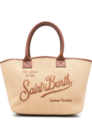 MC2 SAINT BARTH Bolso shopper con logo estampado