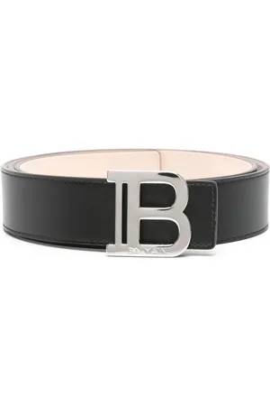 Balmain Cinturón con logo en la hebilla