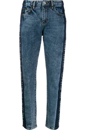 Philipp Plein Jeans rectos a paneles con logo
