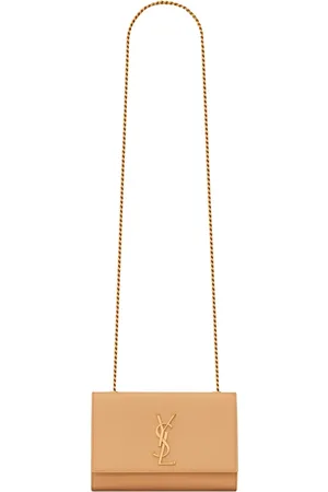 Saint Laurent Bolsa crossbody con placa del logo