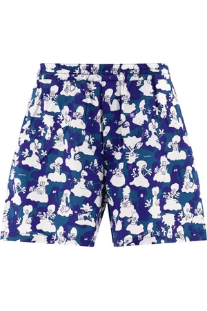 JUNYA WATANABE Bermudas con estampado de caricatura de x Lousy Livin