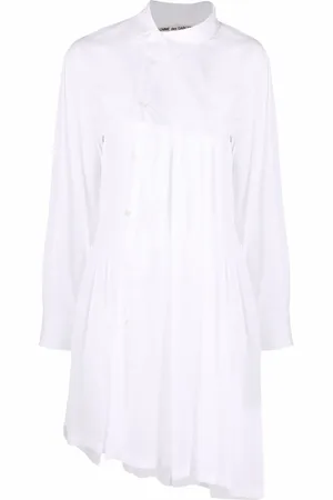 Comme des Garçons Camisa asimétrica con pliegues