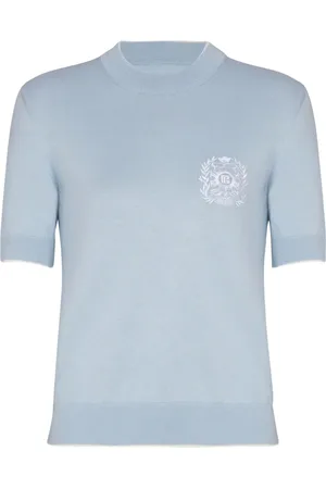 Balmain Playera con bordado Emblème