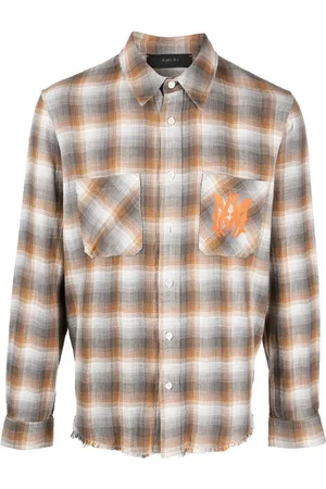 AMIRI Camisa con cuadros estampados