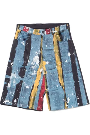 Charles Jeffrey Loverboy Shorts con motivo de rayas