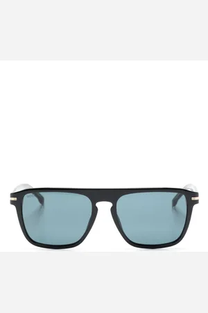 HUGO BOSS Lentes de sol con armazón rectangular