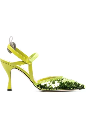 Fendi Zapatillas bordadas con lentejuelas