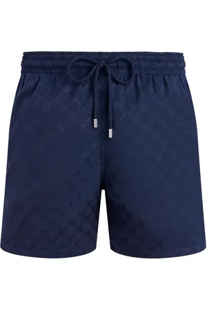 Vilebrequin Shorts de playa con monograma de tortuga