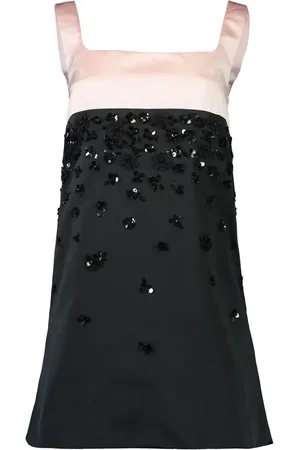 Des Phemmes Vestido corto bordado con lentejuelas
