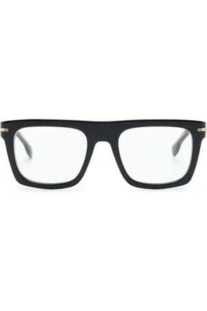 HUGO BOSS Lentes con armazón en D y efecto brillante