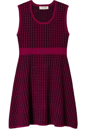Twin-Set Vestido con motivo pied de poule