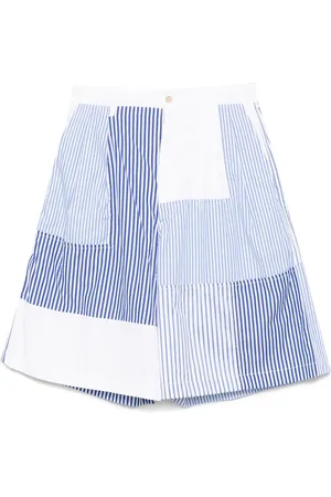 Comme des Garçons Bermudas con panel a rayas