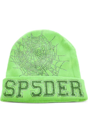 Sp5der Gorro con detalles de strass