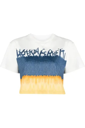 Alberta Ferretti Playera con estampado tie-dye