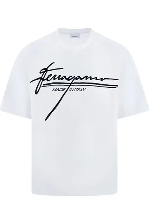 Salvatore Ferragamo Logo-print cotton T-shirt