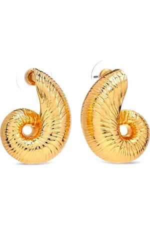 Kenneth Jay Lane Aretes Seashell