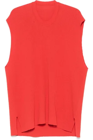 Issey Miyake Camiseta de tirantes de algodón