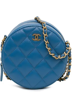 CHANEL Bolsa crossbody capitonada Lucky Charms Round Clutch with Chain 2019