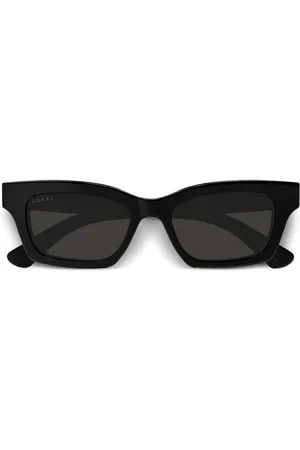 Gucci Lentes de sol con armazón rectangular
