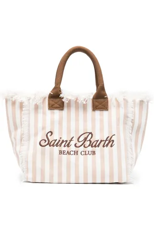 MC2 SAINT BARTH Bolso shopper de algodón con solapa