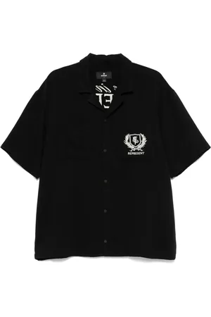 Represent Camisa con logo bordado